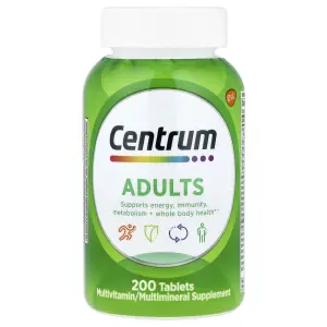 Multivitamínico para Adultos, 200 Comprimidos, Centrum