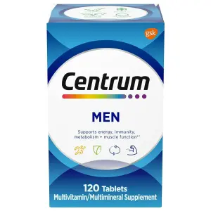 Multivitamínico Completo para Homens, 120 Comprimidos, Centrum