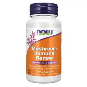 Mushroom Immune Renew, 90 Cápsulas Vegetais, Now Foods