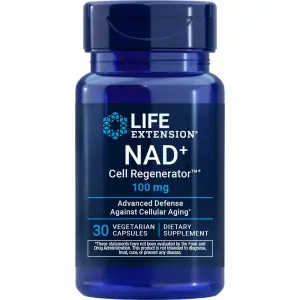 NAD+ Cell Regenerator™, 100 mg, 30 Cápsulas Vegetarianas, Life Extension