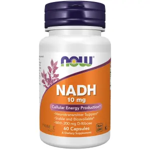 NADH, 10 mg, 60 Cápsulas, Now Foods