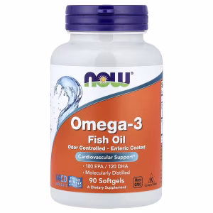 Óleo de Peixe Ômega-3, 90 Cápsulas Softgel, Now Foods