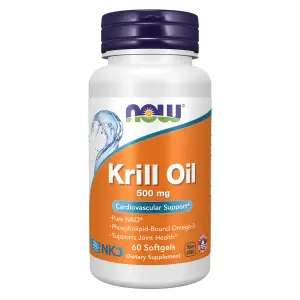 Óleo de Krill, 500 mg, 60 Cápsulas Softgel, Now Foods