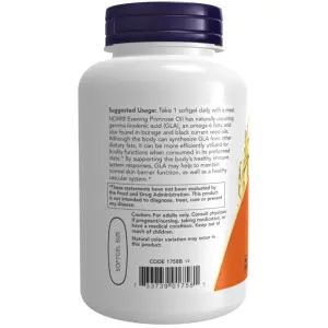 Óleo de Prímula, 1.000 mg, 90 Cápsulas Softgel Vegetais, Now Foods