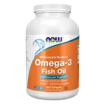 Ômega-3, Fish Oil, Destilado Molecularmente, 1.000 mg, 500 Cápsulas Softgel, Now Foods
