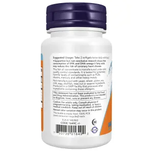 Ômega-3, Fish Oil, Destilado Molecularmente, 1.000 mg, 500 Cápsulas Softgel, Now Foods