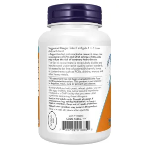 Minicápsulas de Ômega-3 de Óleo de Peixe, 180 Cápsulas Softgel (0,5 g por Cápsula Softgel), Now Foods