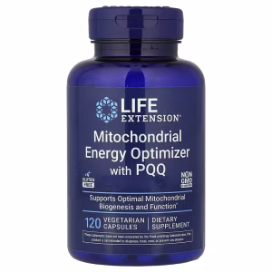 Otimizador de Energia Mitocondrial com PQQ, 120 Cápsulas Vegetarianas, Life Extension
