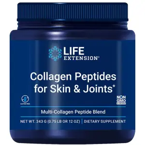 Peptídeos de Colágeno para a Pele e as Articulações, 343 g (12 oz), Life Extension