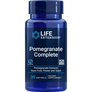 Pomegranate Complete, Extrato de Romã Completa, 30 Cápsulas Softgel, Life Extension