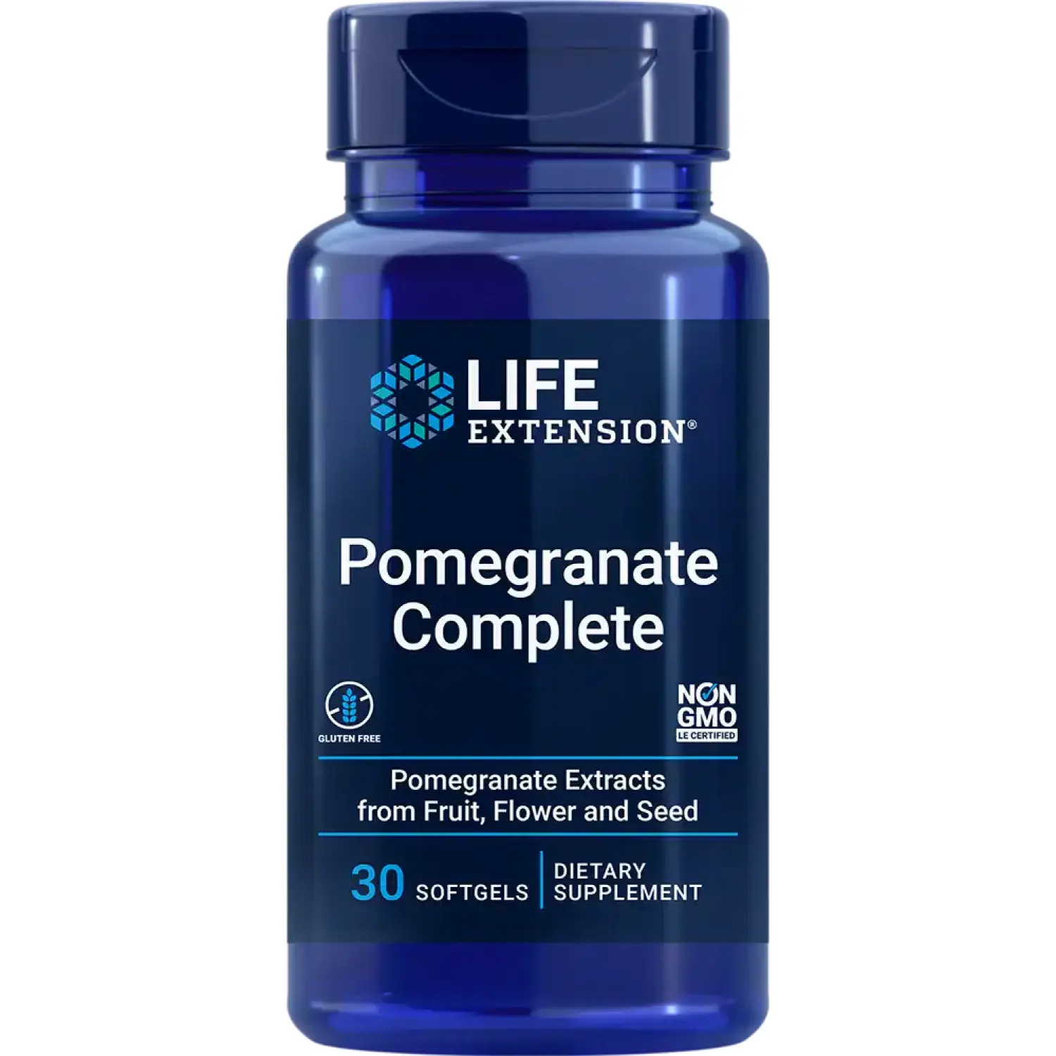 Pomegranate Complete, Extrato de Romã Completa, 30 Cápsulas Softgel, Life Extension