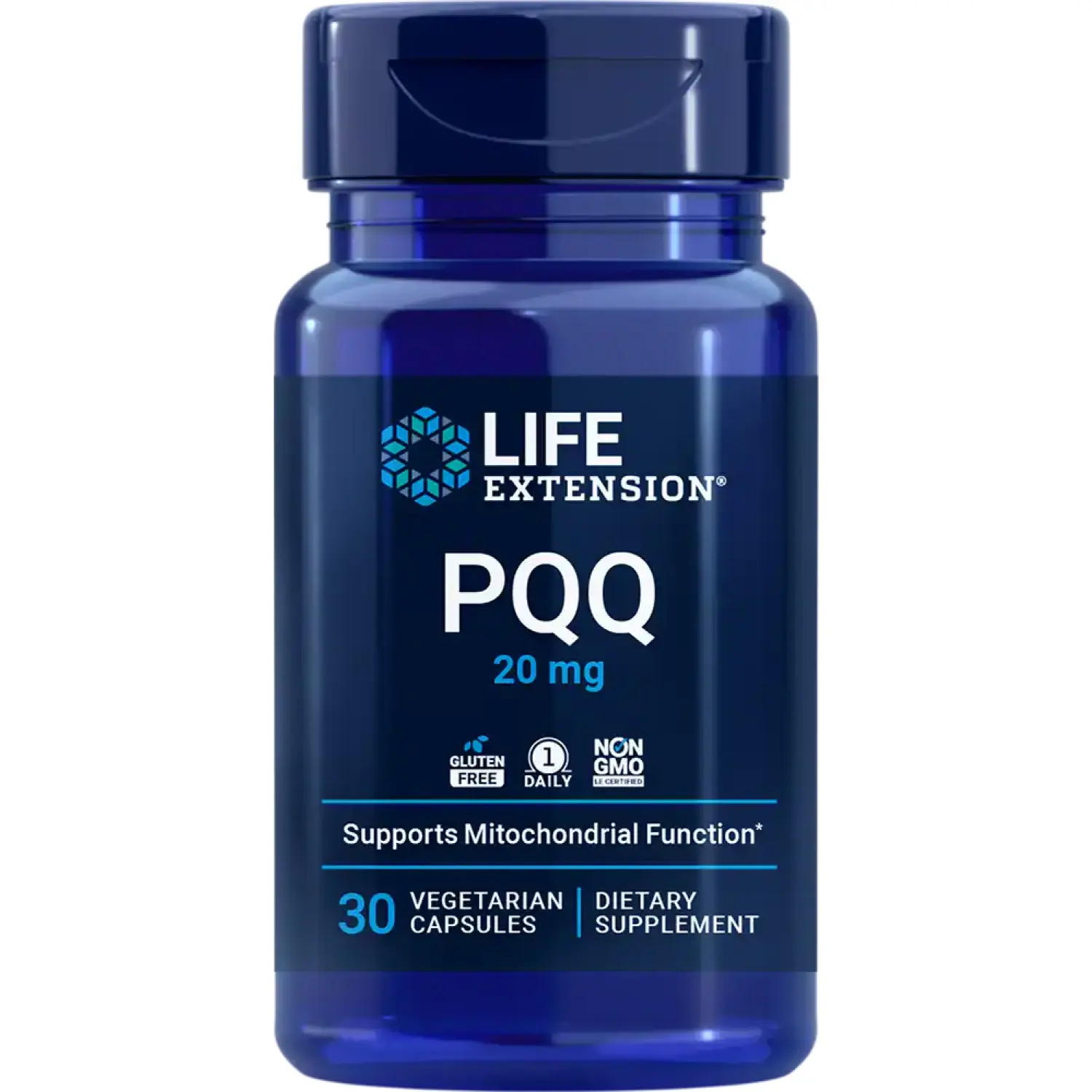 PQQ, 20 mg, 30 Cápsulas Vegetarianas, Life Extension
