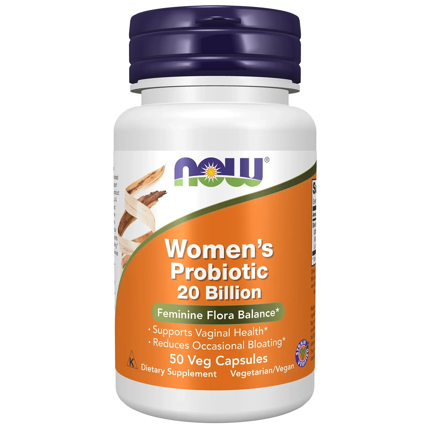 Probiótico para Mulheres, 20 Bilhões de UFC's, 50 Cápsulas Vegetais, Now Foods