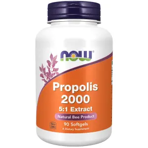 Própolis 2000, Extrato 5:1, 400 mg, 90 Cápsulas Softgel, Now Foods
