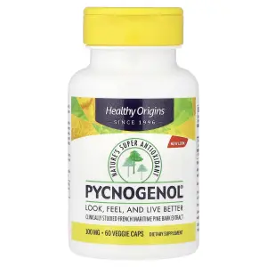 Picnogenol, 100 mg, 60 Cápsulas Vegetarianas, Healthy Origins