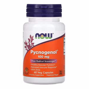 Pycnogenol® com Amla, 100 mg, 60 Cápsulas Vegetais, Now Foods
