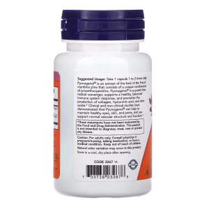 Pycnogenol® com Amla, 100 mg, 60 Cápsulas Vegetais, Now Foods