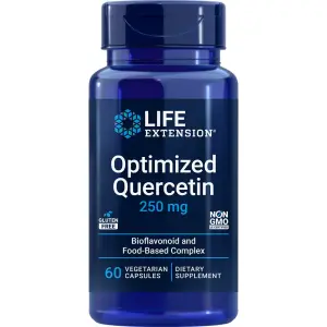 Quercetina Otimizada, 250 mg, 60 Cápsulas Vegetarianas, Life Extension