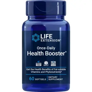 Reforço de Saúde Uma Vez Diária, 60 Cápsulas Softgel, Life Extension