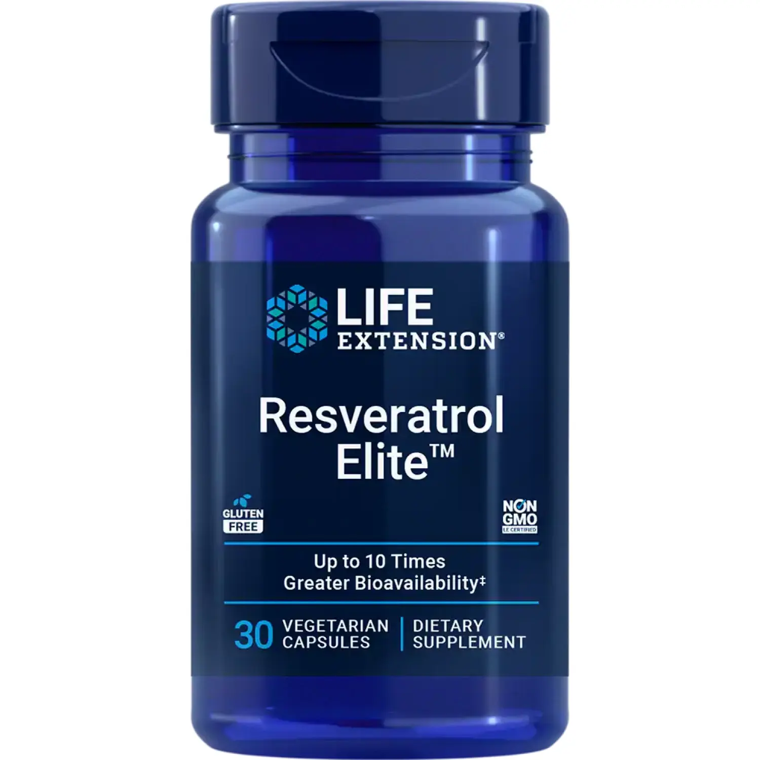 Resveratrol Elite™, 30 Cápsulas Vegetarianas, Life Extension