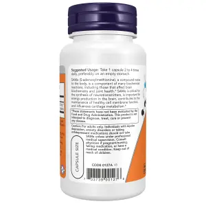 SAMe, 200 mg, 120 Cápsulas Vegetais, Now Foods