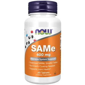 SAMe, 400 mg, 60 Comprimidos, Now Foods