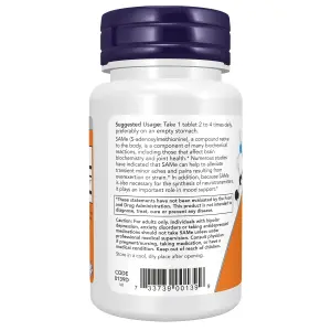 SAMe, 400 mg, 60 Comprimidos, Now Foods