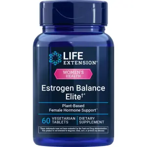 Saúde da Mulher, Estrogen Balance Elite, 60 Comprimidos Vegetarianos, Life Extension