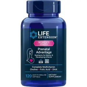 Saúde da Mulher, Vantagem Pré-Natal, 120 Cápsulas Softgel Fáceis de Engolir, Life Extension