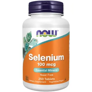 Selênio, 100 mcg, 250 Comprimidos, Now Foods