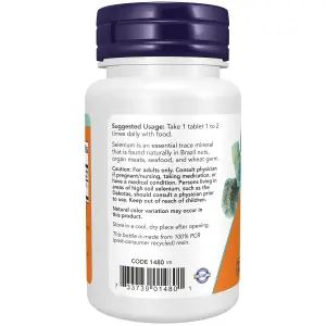 Selênio, 100 mcg, 250 Comprimidos, Now Foods