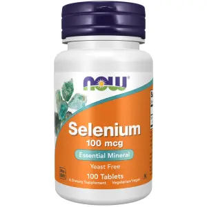 Selênio, 100 mcg, 100 Comprimidos, Now Foods