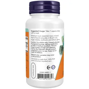 Selênio, 200 mcg, 180 Cápsulas Vegetais, Now Foods
