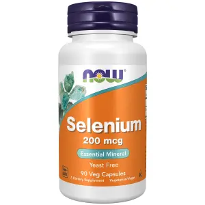 Selênio, 200 mcg, 90 Cápsulas Vegetais, Now Foods