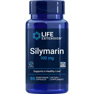 Silimarina, 100 mg, 90 Cápsulas Vegetarianas, Life Extension