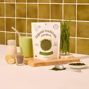 Suco de Grama de Trigo em Pó, Superfoods, 150 g (5,3 oz), Organic Traditions