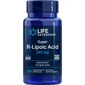 Super Ácido Tióctico, 240 mg, 60 Cápsulas Vegetarianas, Life Extension