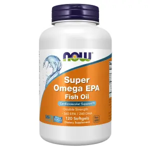 Super Ômega EPA, Óleo de Peixe, 120 Cápsulas Softgel, Now Foods
