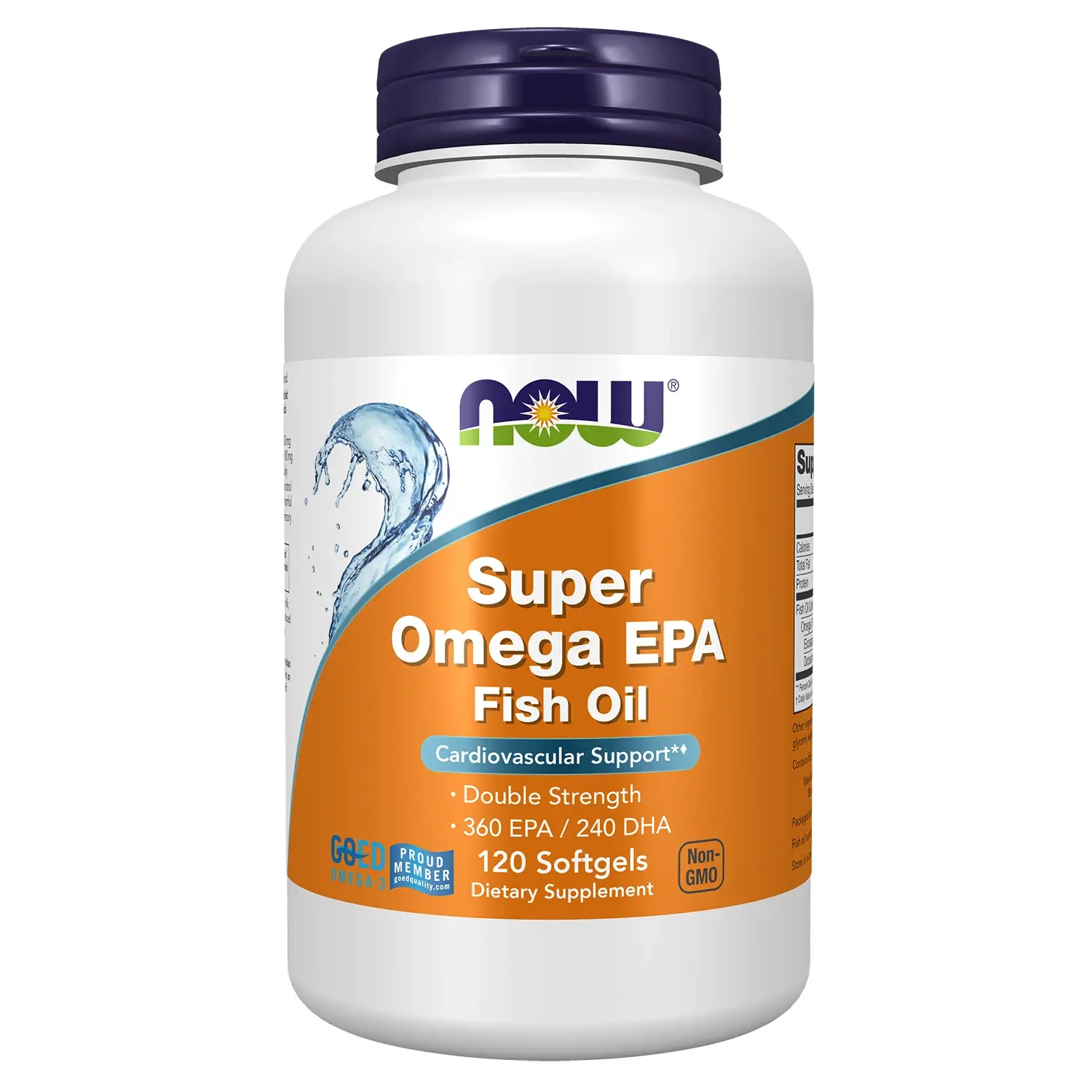 Super Ômega EPA, Óleo de Peixe, 120 Cápsulas Softgel, Now Foods