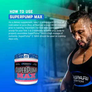 SuperPump™ Max, 640 g (1,41 lb), Gaspari Nutrition