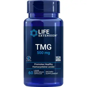 TMG, 500 mg, 60 Cápsulas Vegetarianas Líquidas, Life Extension
