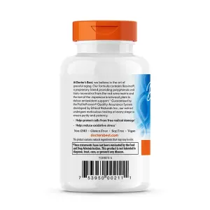 Trans-Resveratrol 200 com Resvinol, 200 mg, 60 Cápsulas Vegetais, Doctor's Best