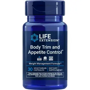 Tratamento Corporal e Controle do Apetite, 30 Cápsulas Vegetarianas, Life Extension