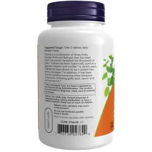Triphala, 120 Comprimidos (500 mg por Comprimido), Now Foods