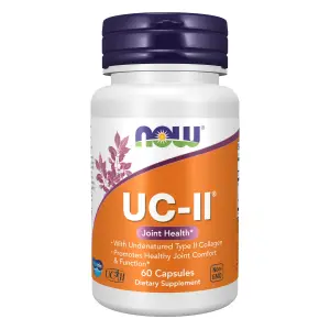 UC-II®, Saúde das Articulações com Colágeno Tipo II não Desnaturado, 60 Cápsulas, Now Foods
