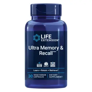 Ultra Memory & Recall, 30 Cápsulas Vegetarianas, Life Extension