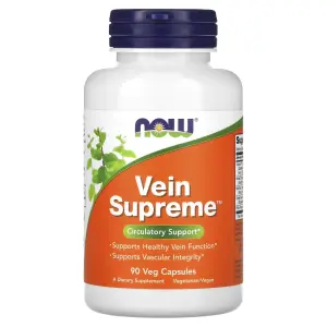 Vein Supreme™, 90 Cápsulas Vegetais, Now Foods