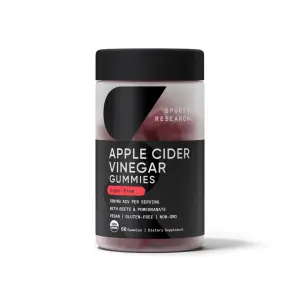 Vinagre de Maçã com Beterraba e Romã, 500 mg, 60 Gomas Mastigáveis, Sports Research