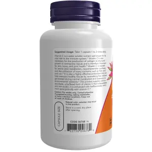C-500, Vitamina C, Ascorbato-C de Cálcio, 250 Cápsulas Vegetais, Now Foods