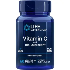 Vitamina C e Bioquercetina Fitossoma, 60 Comprimidos Vegetarianos, Life Extension